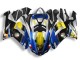 Kawasaki ZX6R Motorrad Verkleidung 2007-2008 - Blau Hai