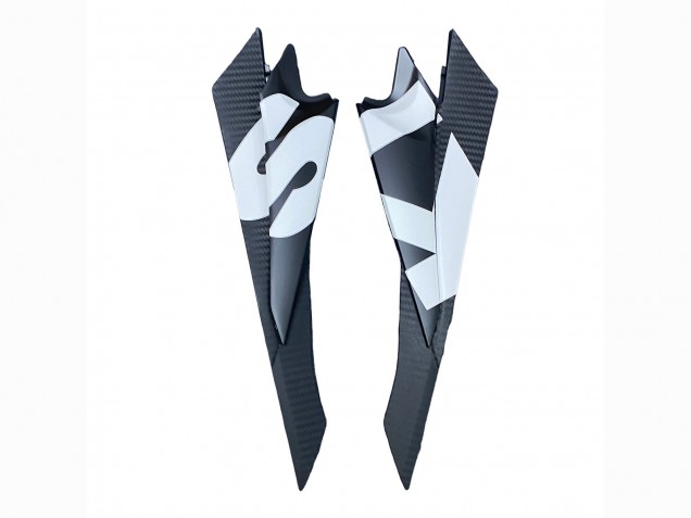 Suzuki GSXR 600 / GSXR 750 Motorrad Verkleidung 2008-2010 - Matt Schwarz Rot Weiss