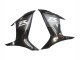 Suzuki GSXR 600 / GSXR 750 Motorrad Verkleidung 2011-2024 - Matt Schwarz Glanzendes Schwarz Weiss Aufkleber