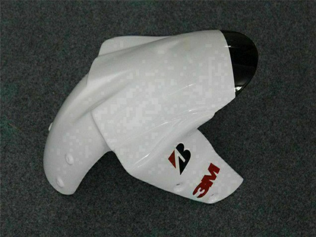 Kawasaki ZX6R Motorrad Verkleidung 2007-2008 - Schwarz Weiss Elf