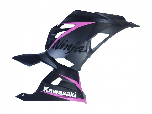 Kawasaki Ninja 400 Motorrad Verkleidung 2018-2024 - Matt Schwarz Rosa