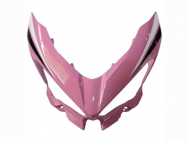 Kawasaki Ninja 400 Motorrad Verkleidung 2018-2024 - Rosa Matt Schwarz Bienenwabe