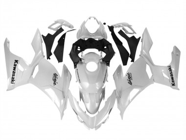 Kawasaki Ninja 400 Motorrad Verkleidung 2018-2024 - Glanzendes Weiss