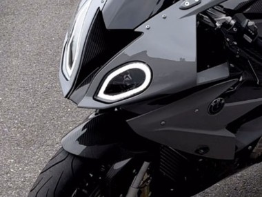 BMW S1000RR Motorrad Verkleidung 2015-2016 - Grau Carbonfaser