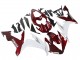 Yamaha YZF 1000 R1 Motorrad Verkleidung 2004-2006 - Rot Weiss
