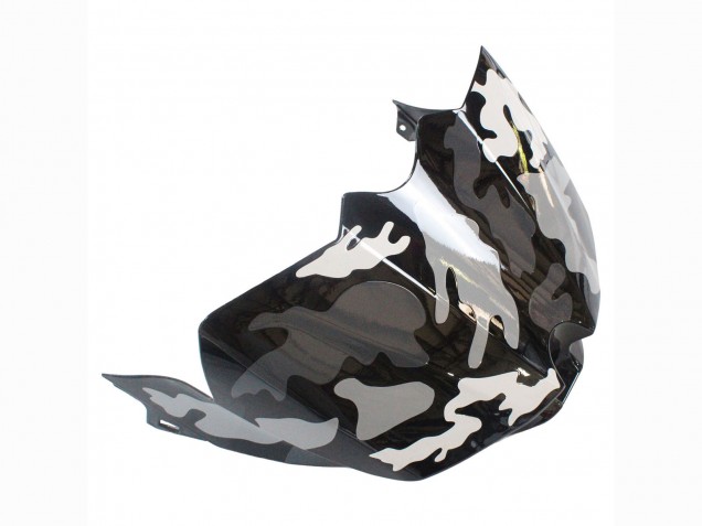 Yamaha YZF 1000 R1 Motorrad Verkleidung 2007-2008 - Grau Weiss Camouflage Hai