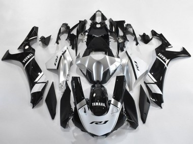 Yamaha YZF 1000 R1 Motorrad Verkleidung 2020-2025 - Silber Weiss Glanzendes Schwarz