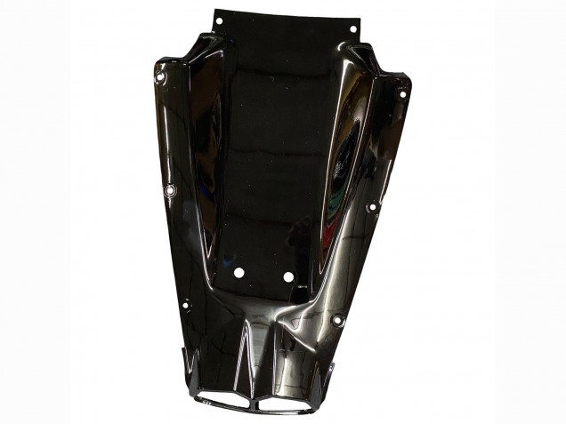 Yamaha YZF R6S Motorrad Verkleidung 2006-2009 - Glanzendes Schwarz Weiss Aufkleber