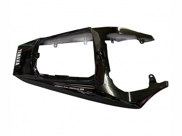 Yamaha YZF R6S Motorrad Verkleidung 2006-2009 - Glanzendes Schwarz Weiss Aufkleber