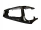 Yamaha YZF R6S Motorrad Verkleidung 2006-2009 - Glanzendes Schwarz Weiss Aufkleber