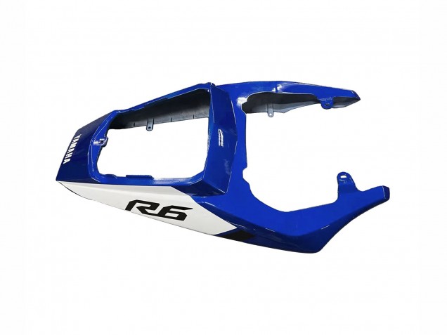 Yamaha YZF R6 Motorrad Verkleidung 2003-2004 - Blau Weiss Glanzendes Schwarz Yamalube