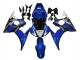 Yamaha YZF R6 Motorrad Verkleidung 2003-2004 - Blau Weiss Glanzendes Schwarz Yamalube