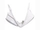 Yamaha YZF R6S Motorrad Verkleidung 2006-2009 - Weiss Glanzendes Schwarz