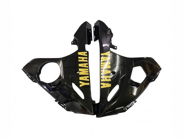 Yamaha YZF R6 Motorrad Verkleidung 2003-2004 - Glanzendes Schwarz Gold Aufkleber