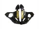 Yamaha YZF R6 Motorrad Verkleidung 2003-2004 - Glanzendes Schwarz Gold Aufkleber