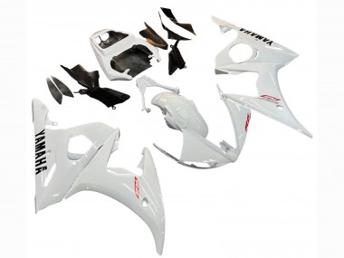 Yamaha YZF R6S Motorrad Verkleidung Kit 2006-2009 - Weiss
