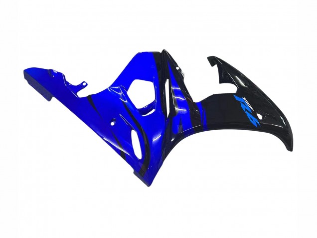Yamaha YZF R6 Motorrad Verkleidung 2003-2004 - Blau Glanzendes Schwarz