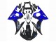 Yamaha YZF R6 Motorrad Verkleidung 2003-2004 - Blau Glanzendes Schwarz