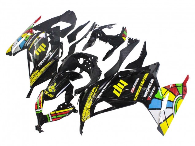 Kawasaki EX300 Motorrad Verkleidung 2013-2024 - Glanzendes Schwarz Gelb Rot Grun Blau Weiss