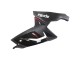 Aprilia RS125 Motorrad Verkleidung 2006-2011 - Glanzendes Schwarz Rot Weiss Aufkleber