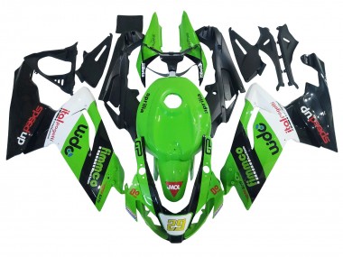 Aprilia RS125 Motorrad Verkleidung 2006-2011 - Grun Weiss Schwarz