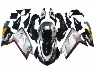 Aprilia RS125 Motorrad Verkleidung 2006-2011 - Silber Schwarz