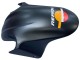 Honda CBR600 F4i Motorrad Verkleidung 2004-2007 - Matt Schwarz Orange Rossi