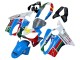 Honda CBR600 F4i Motorrad Verkleidung 2004-2007 - Weiss Blau Grun Rot