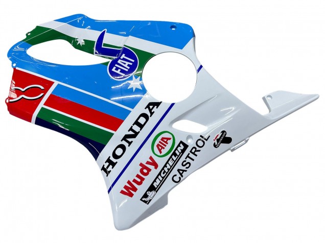 Honda CBR600 F4i Motorrad Verkleidung 2004-2007 - Weiss Blau Grun Rot