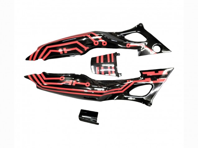 Honda CBR600 F3 Motorrad Verkleidung Kit 1997-1998 - Rot Glanzendes Schwarz