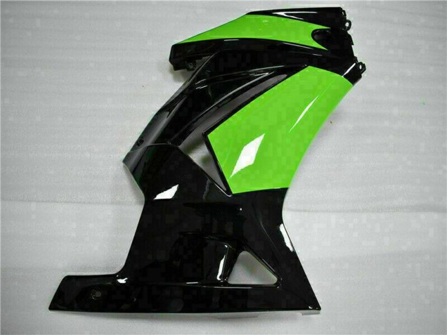 Kawasaki EX250 Motorrad Verkleidung 2008-2012 - Glanzendes Schwarz Grun