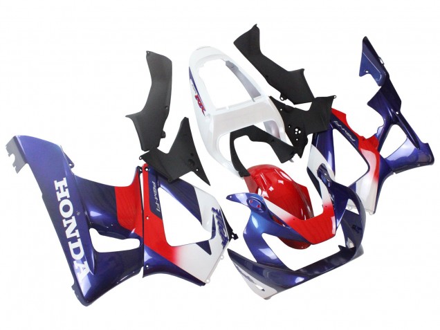 Honda CBR900RR 929 Motorrad Verkleidung 2000-2001 - Weiss Rot Blau
