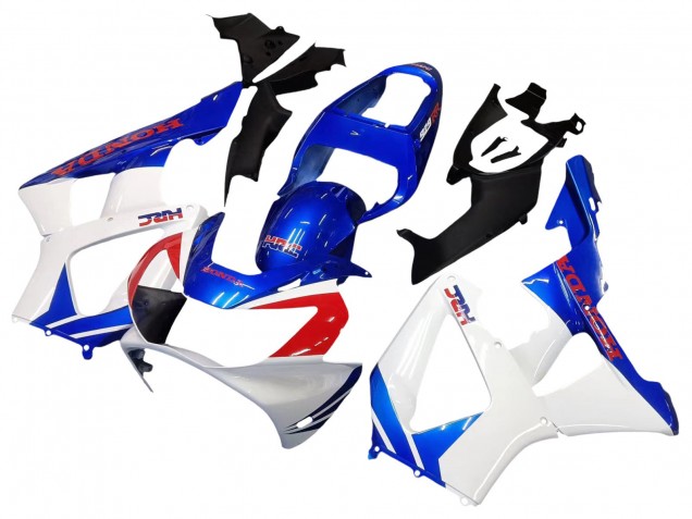 Honda CBR900RR 929 Motorrad Verkleidung 2000-2001 - Weiss Blau Rot HRC