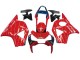 Honda CBR900RR 954 Motorrad Verkleidung 2002-2003 - Rot Dunkel Blau Dunlop