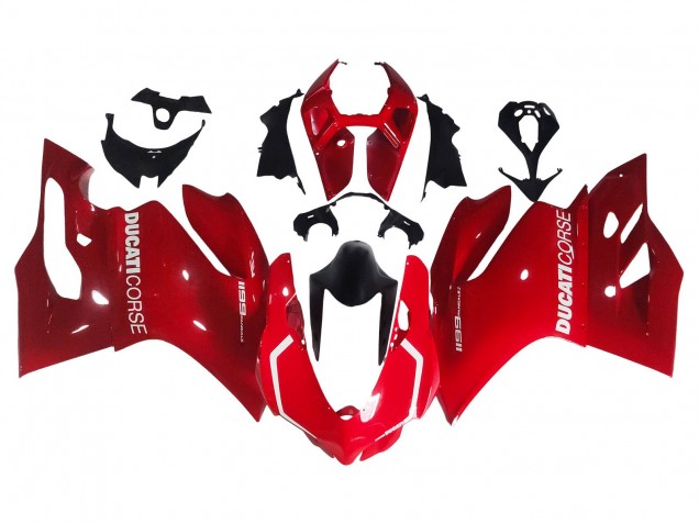 Ducati 1199 Motorrad Verkleidung 2011-2014 - Rot