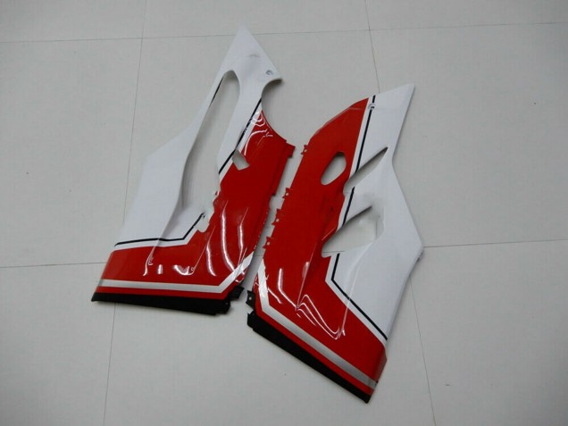 Ducati 1199 Motorrad Verkleidung 2011-2014 - Weiss Rot Matt Schwarz