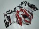 Ducati Panigale 899 Motorrad Verkleidung 2011-2014 - Weiss Rot Glanzendes Schwarz