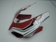 Ducati Panigale 899 Motorrad Verkleidung 2011-2014 - Weiss Rot Glanzendes Schwarz
