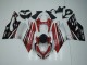 Ducati Panigale 899 Motorrad Verkleidung 2011-2014 - Weiss Rot Glanzendes Schwarz