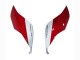Ducati 1199 Motorrad Verkleidung 2011-2014 - Weiss Rot Glanzendes Schwarz
