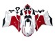 Ducati 1199 Motorrad Verkleidung 2011-2014 - Weiss Rot Glanzendes Schwarz