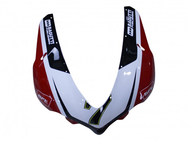 Ducati 959/1299 Motorrad Verkleidung 2015-2020 - Weiss Rot Schwarz Aruba 7