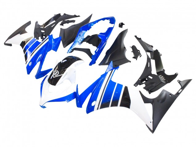 Honda CBR500R Motorrad Verkleidung 2013-2015 - Blau Weiss Matt Schwarz