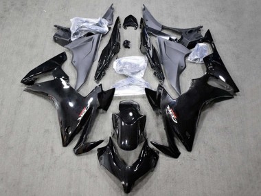 Honda CBR500R Motorrad Verkleidung 2013-2015 - Glanzendes Schwarz