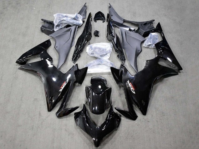 Honda CBR500R Motorrad Verkleidung 2013-2015 - Glanzendes Schwarz