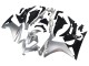 Honda CBR500R Motorrad Verkleidung 2013-2015 - Silber Glanzendes Schwarz