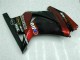 Kawasaki EX250 Motorrad Verkleidung 2008-2012 - Glanzendes Schwarz Kastanienbraun Rot