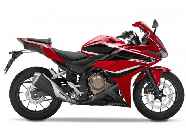 Honda CBR500R Motorrad Verkleidung 2016-2018 - Rot Schwarz