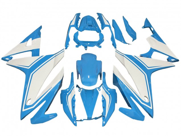 Honda CBR500R Motorrad Verkleidung 2016-2018 - Hellblau Weiss
