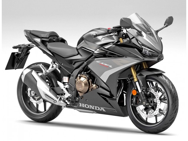 Honda CBR500R Motorrad Verkleidung 2022-2023 - Silber Grau Matt Schwarz